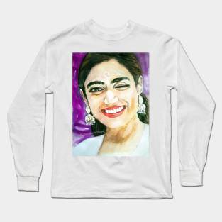 Winking beauty Long Sleeve T-Shirt